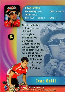 1997 Eurostar Tour de France #14 Ivan Gotti Back
